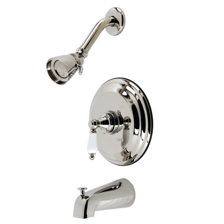 KINGSTON BRASS KB3636PL Tub and Shower Faucet, Polished Nickel KB3636PL